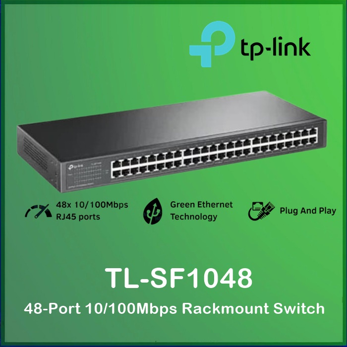 TP-Link TL-SF1048 48-Port 10/100Mbps Rackmount Switch 48 Port SF 1048