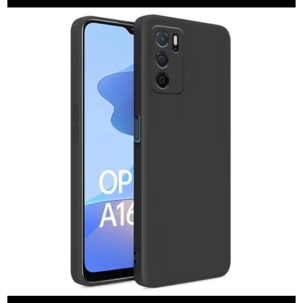 Casing Oppo A16E / Oppo A16K SoftCase Black Matte