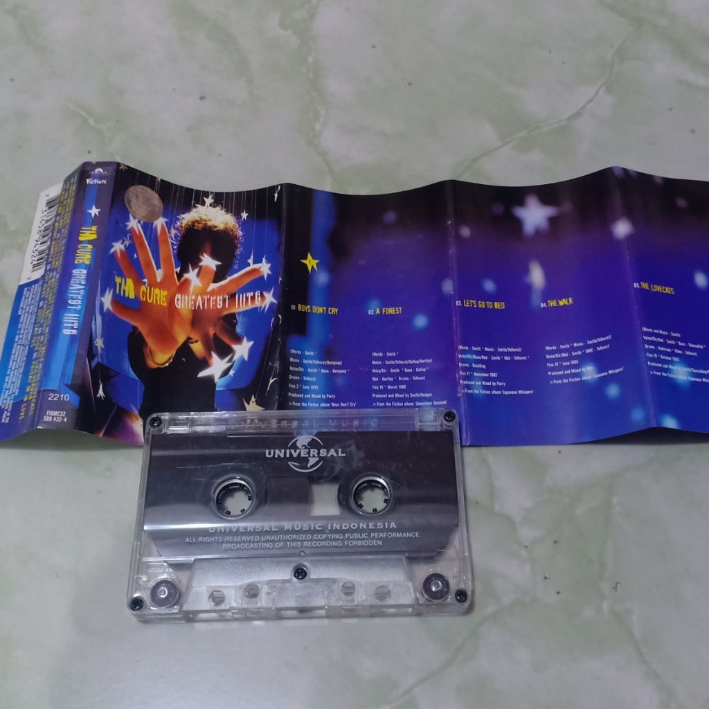 Kaset pita The Cure - Greatest hits