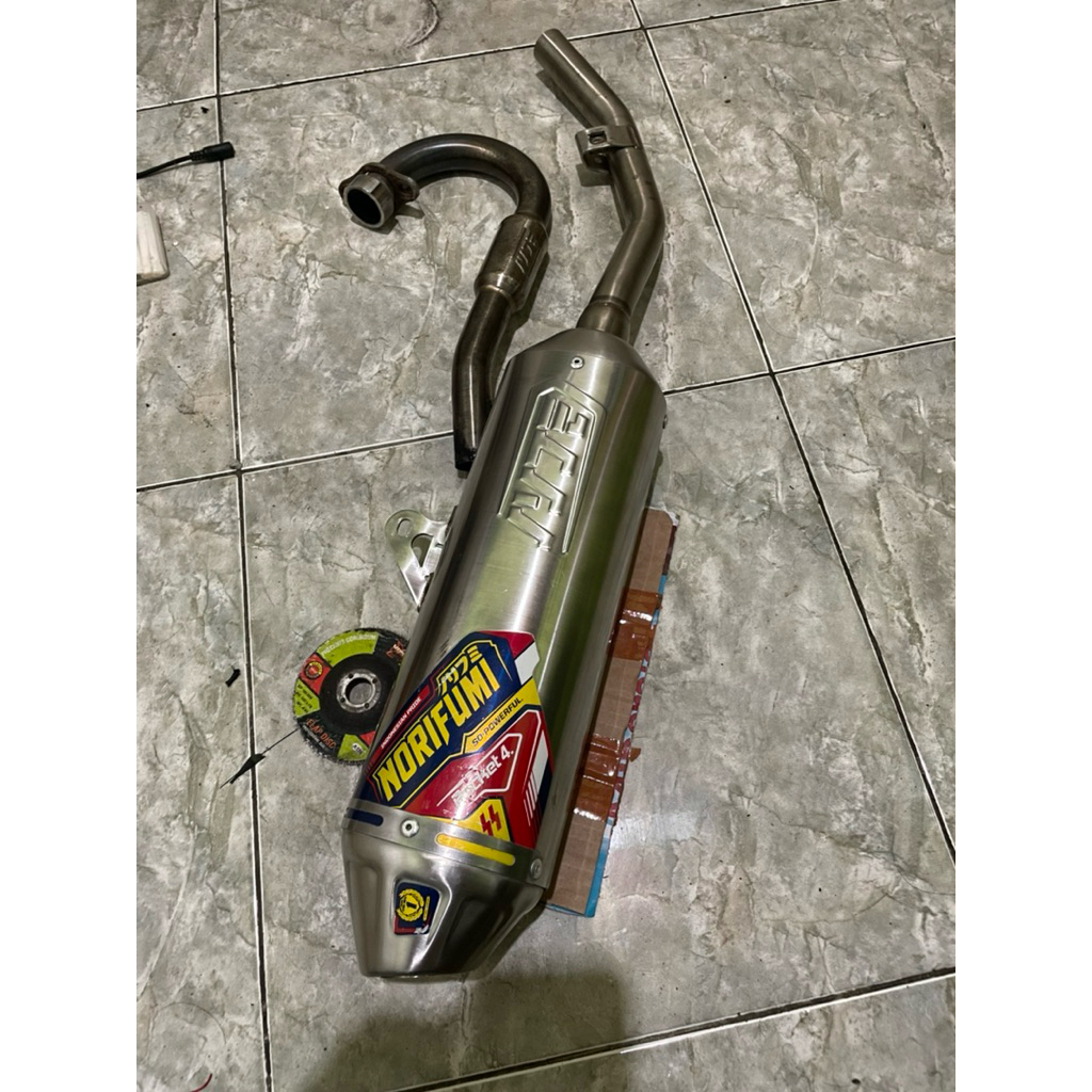 KNALPOT NORIFUMI ROCKET 4 original KLX/Dtx (second)