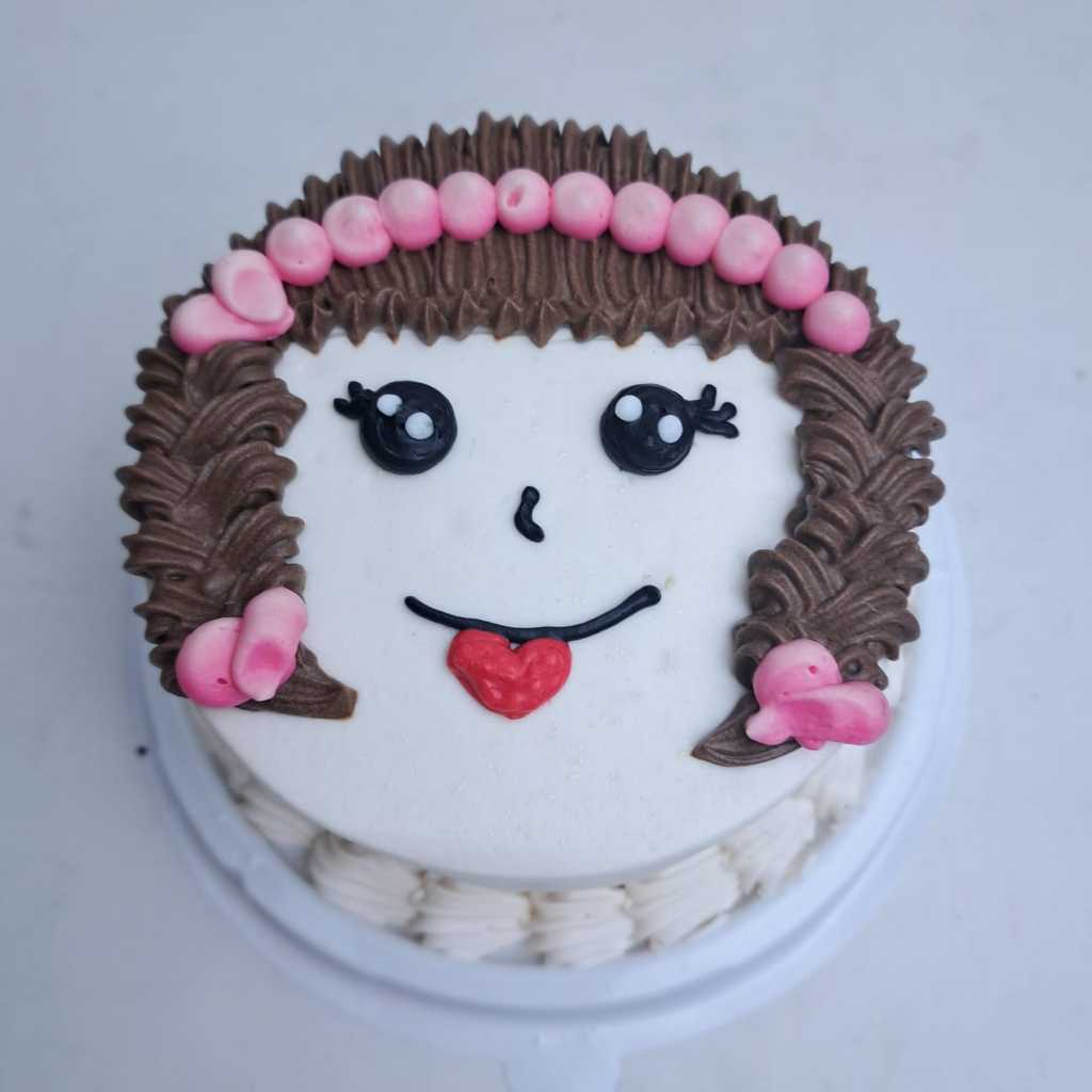 Geulis mini cake / kue ulang tahun mini/ kue ulang tahun anak perempuan