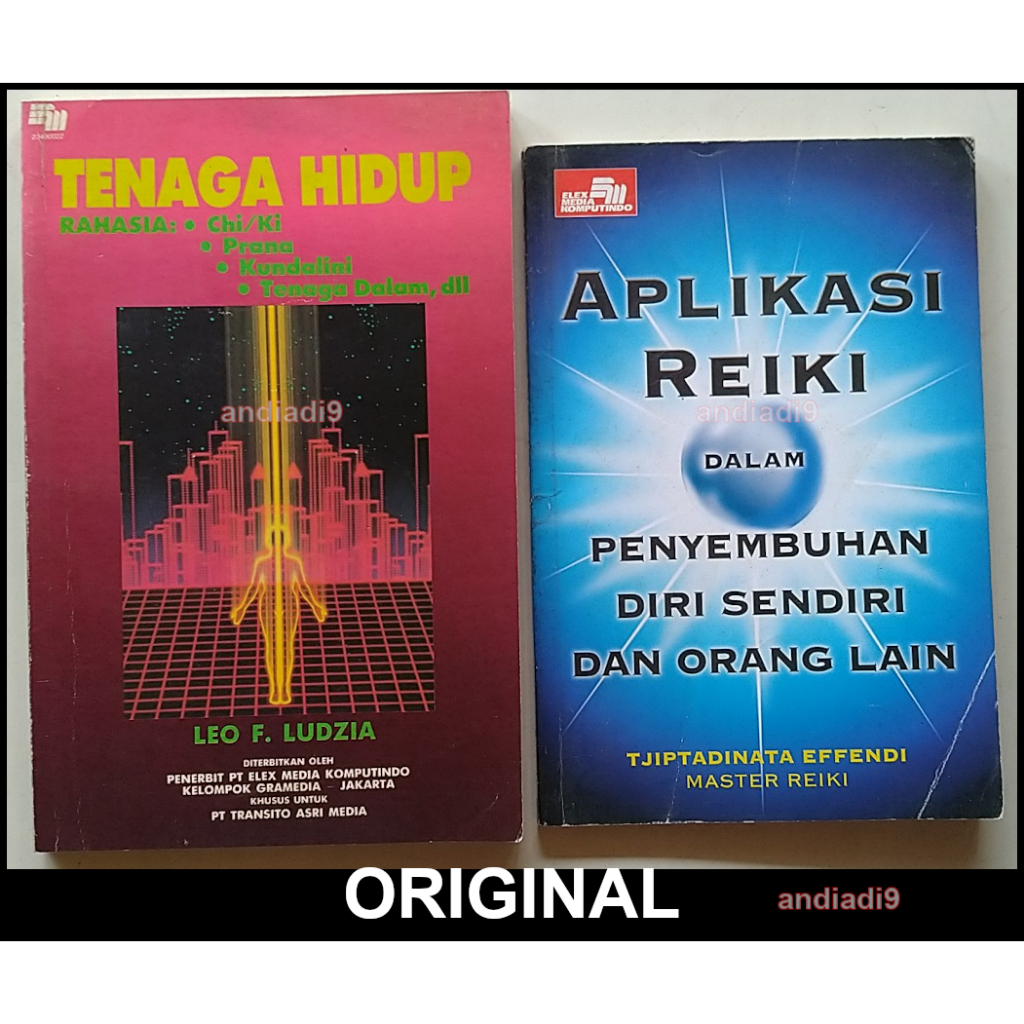 BUKU TENAGA HIDUP RAHASIA CHI KI PRANA KUNDALINI TENAGA DALAM LEO F. LUDZIA APLIKASI REIKI DALAM PEN
