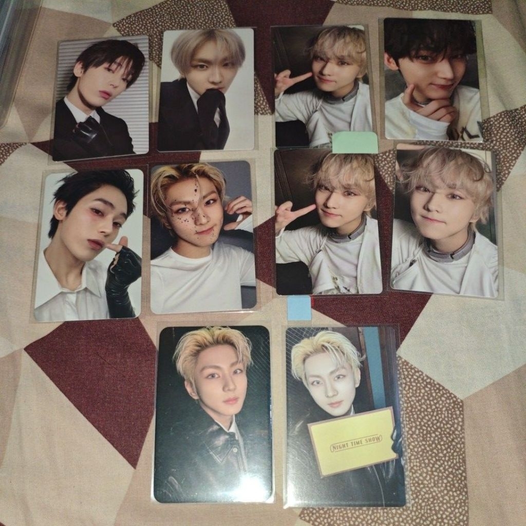 [READY STOCK] PC OFFICIAL WEVERSE ENVER ENGENE VER DESIRE UNLEASH SUNOO JAS TIE GLOVES SUNOO TUSPI J