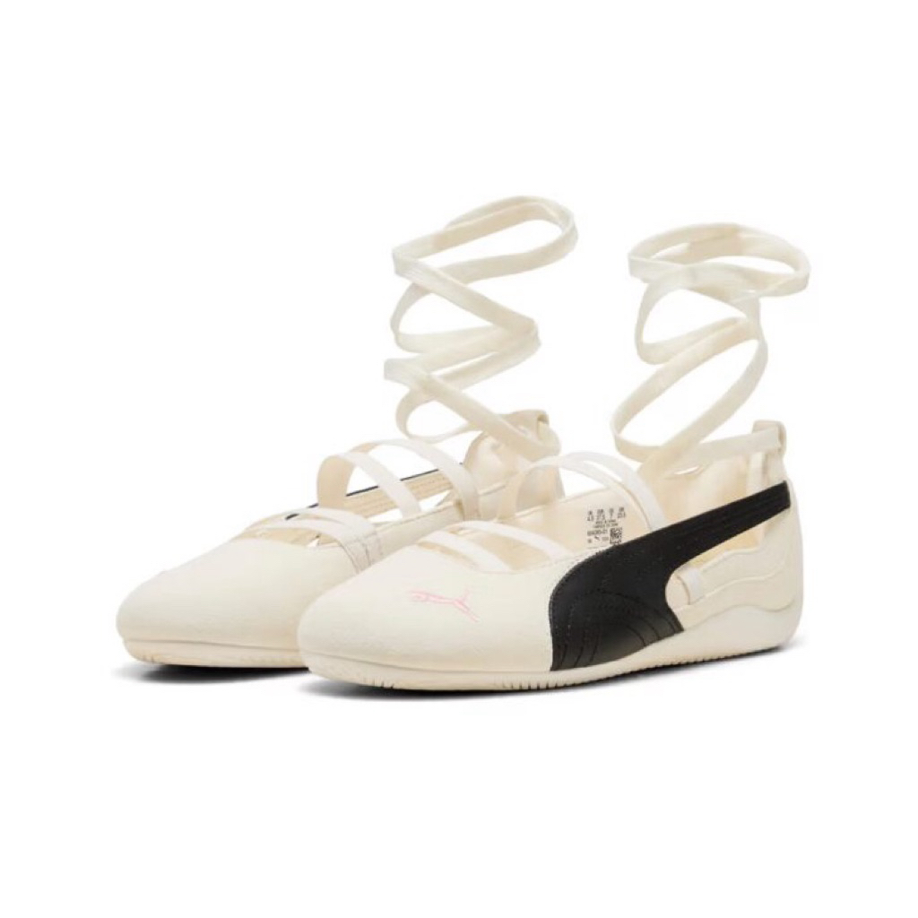 Puma speedcat Ballet white black x Rose black pink