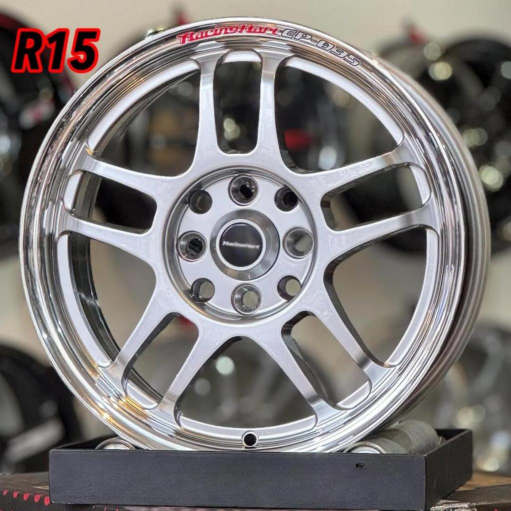 velg racing r15 RACING HART CP035 PCD 4X100 - 4X114,3 lebar 6,5 et 42 velg mobil ring 15 brio mobili