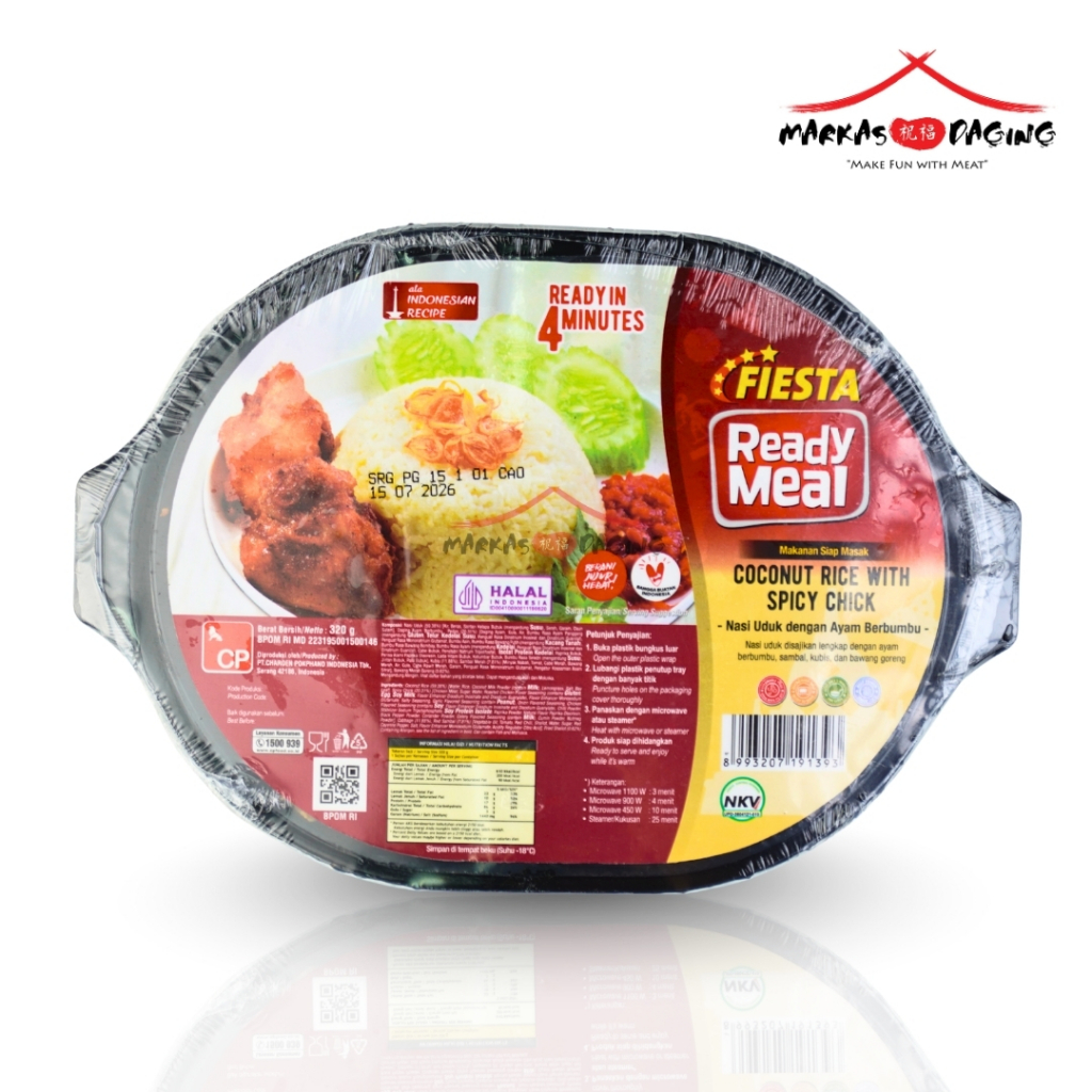 

Fiesta Ready Meal COCONUT RICE 320gr - Markasdaging