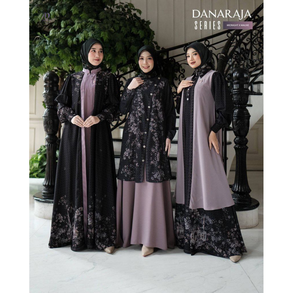 ARTIE DAILY DANARAJA MIDNIGHT MAUVE GAMIS ORIGINAL