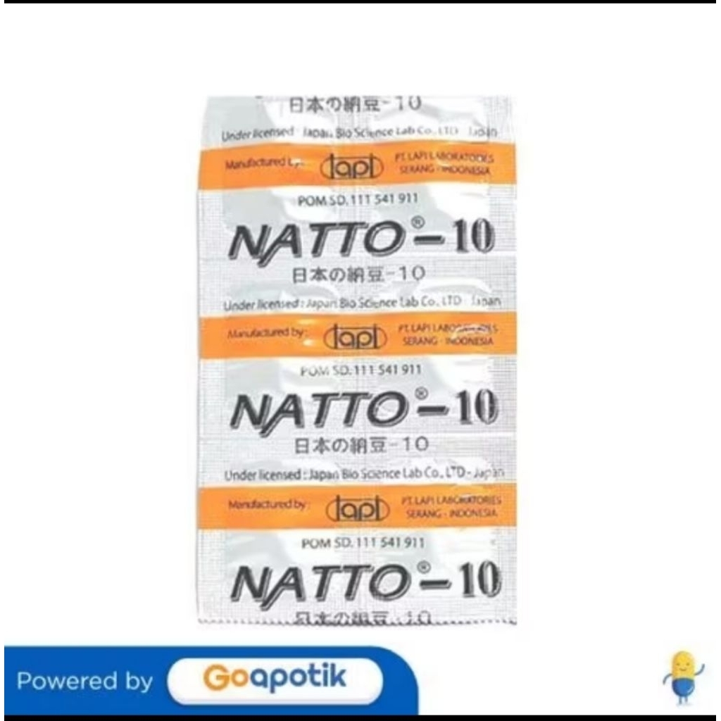 Natto-10 Strip Isi 6 kaplet