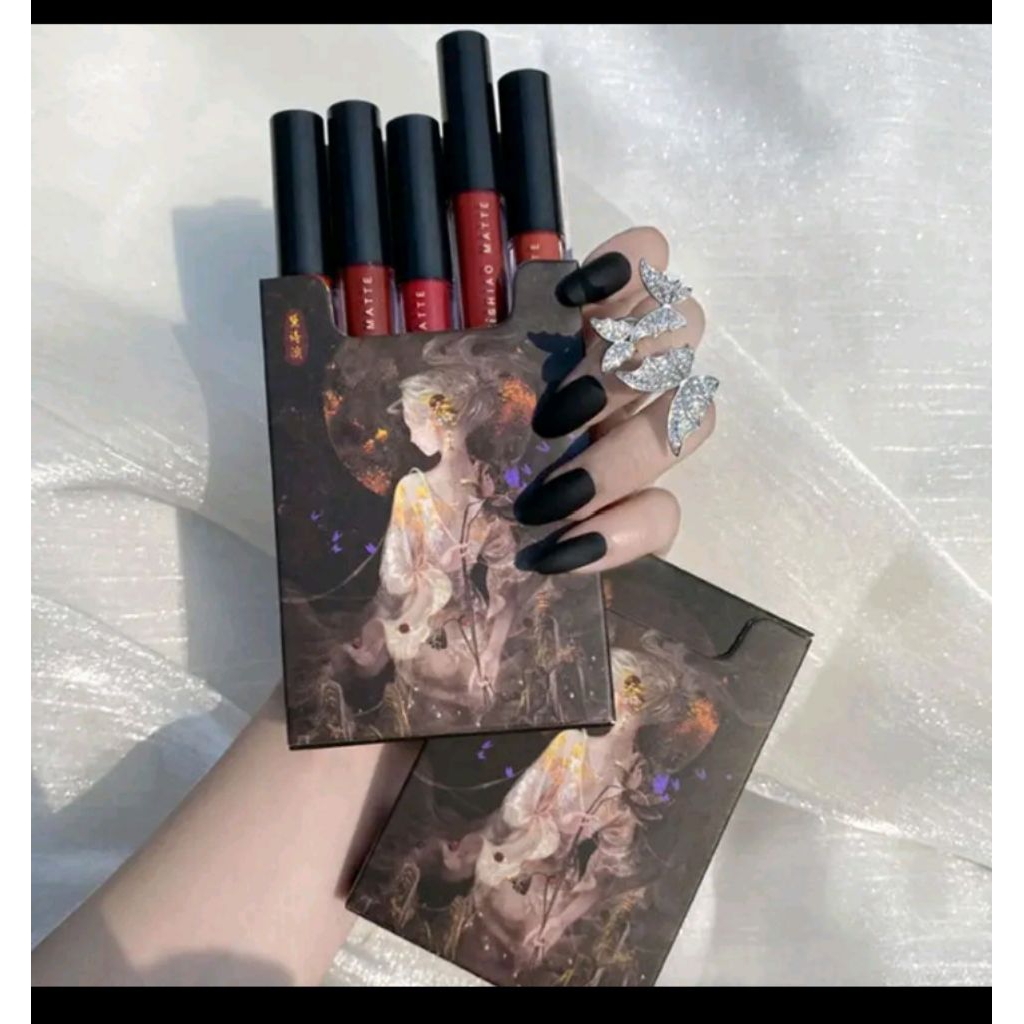 lipstik viral korea isi 5pcs/set
