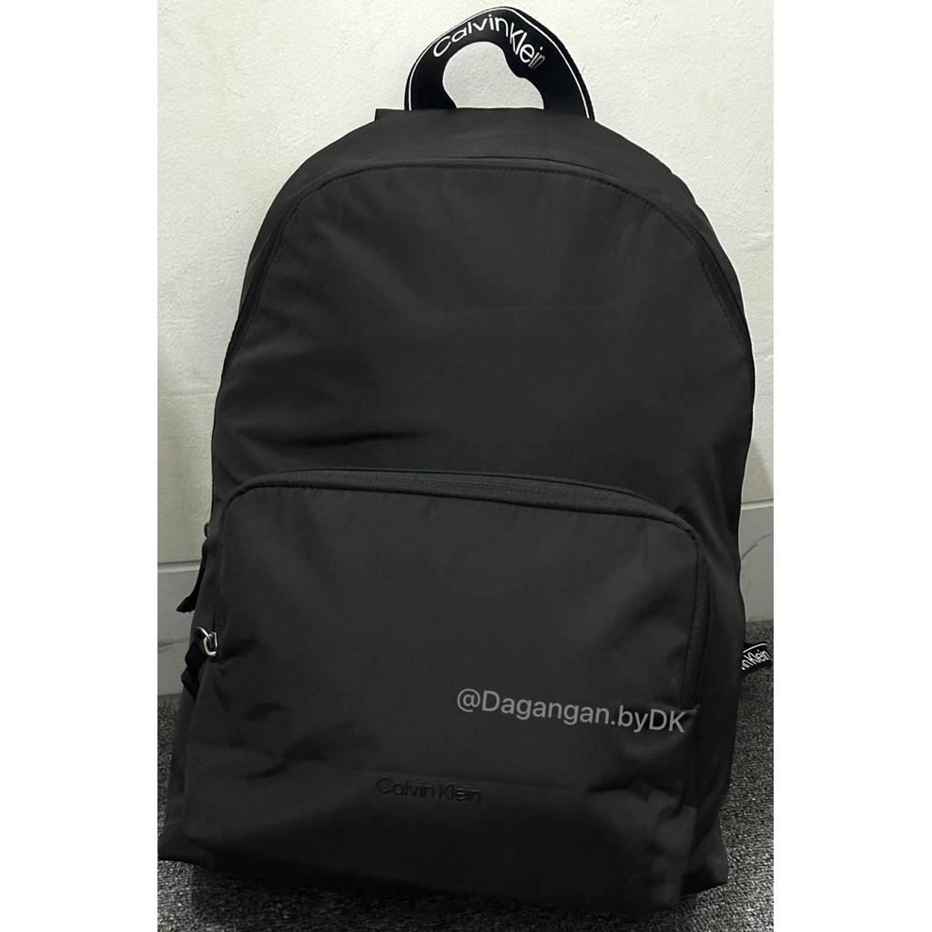 Tas Backpack Calvin Klein Original 100% Full Hitam