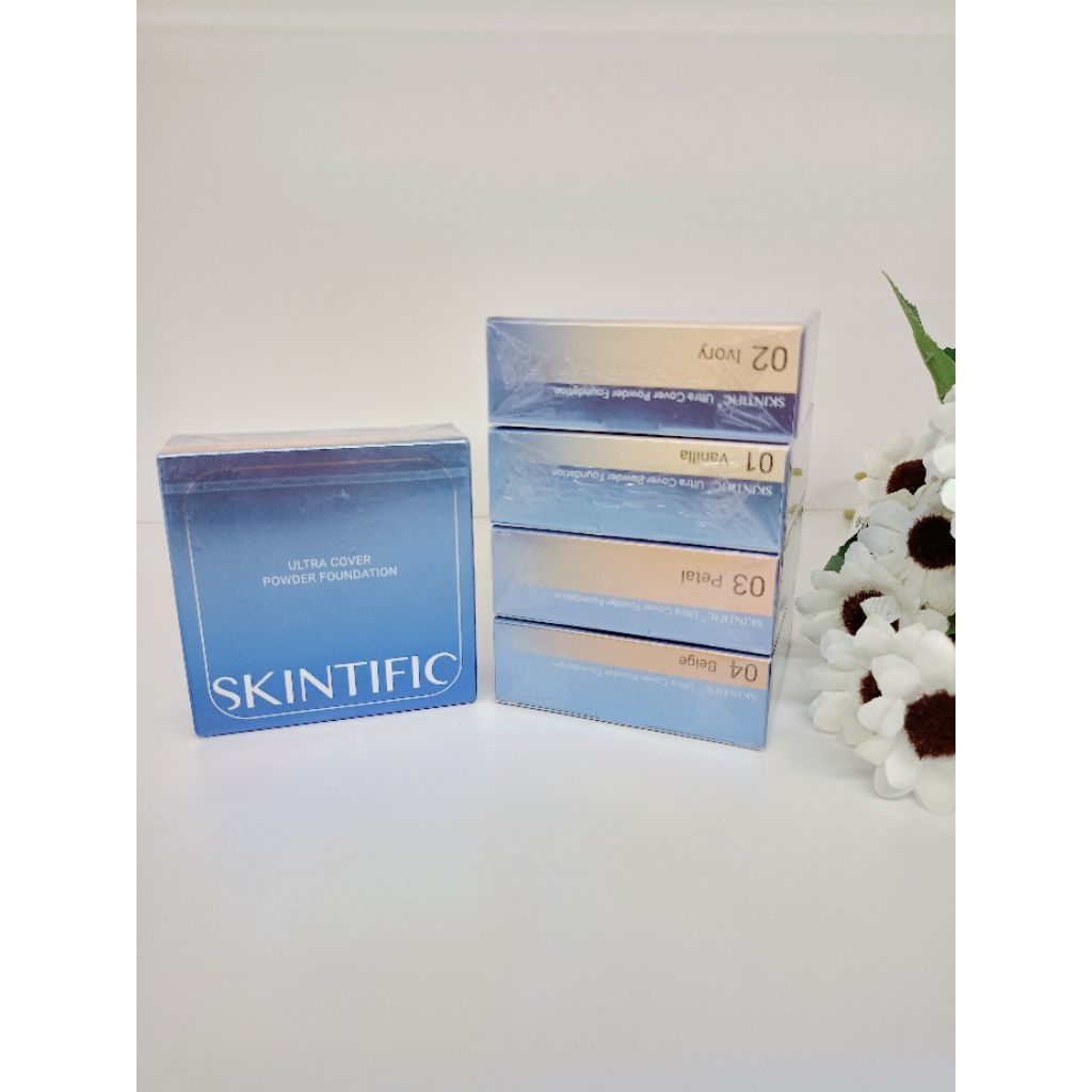 SKINTIFIC/Ultra Cover Powder Foundation(Bedak Padat)