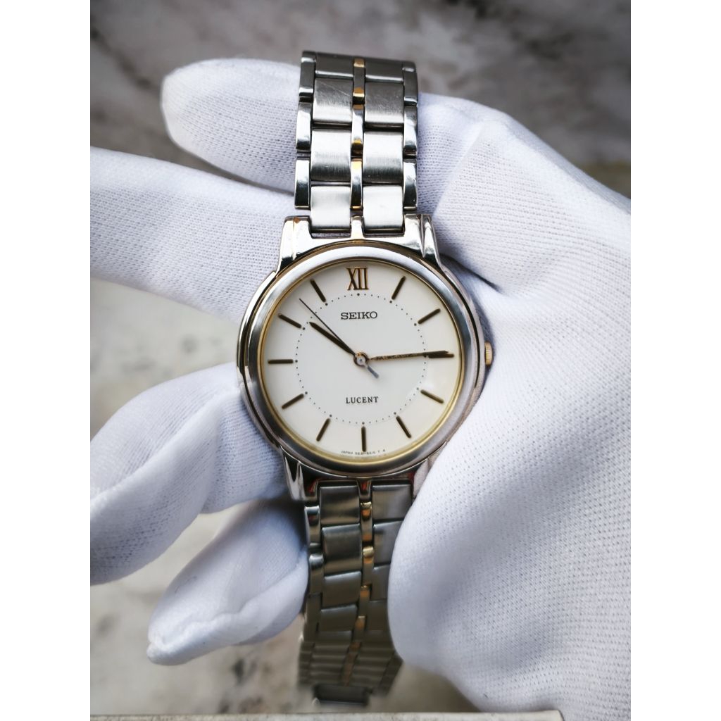 Jam Tangan Seiko Lucent 5E21-6E90 Quartz unisex