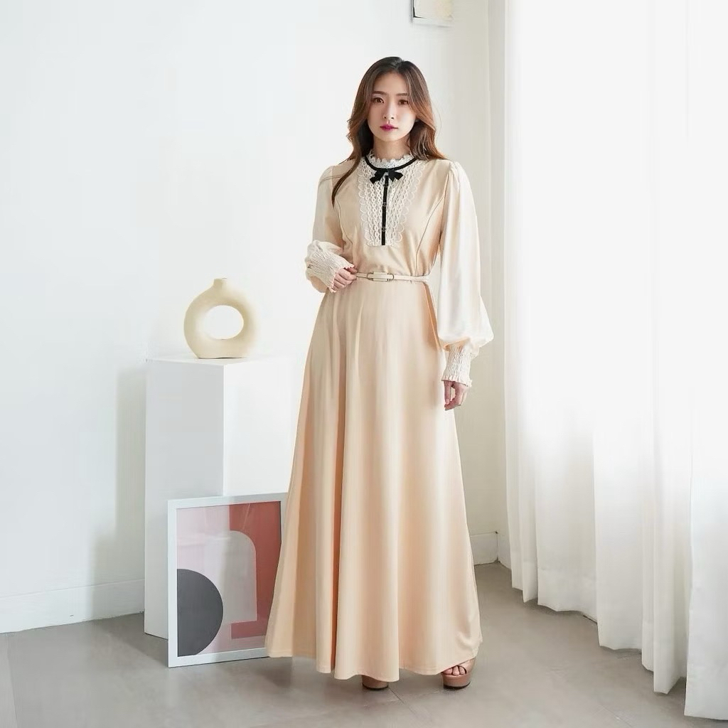 dress noni belanda kekinian Bahan premium