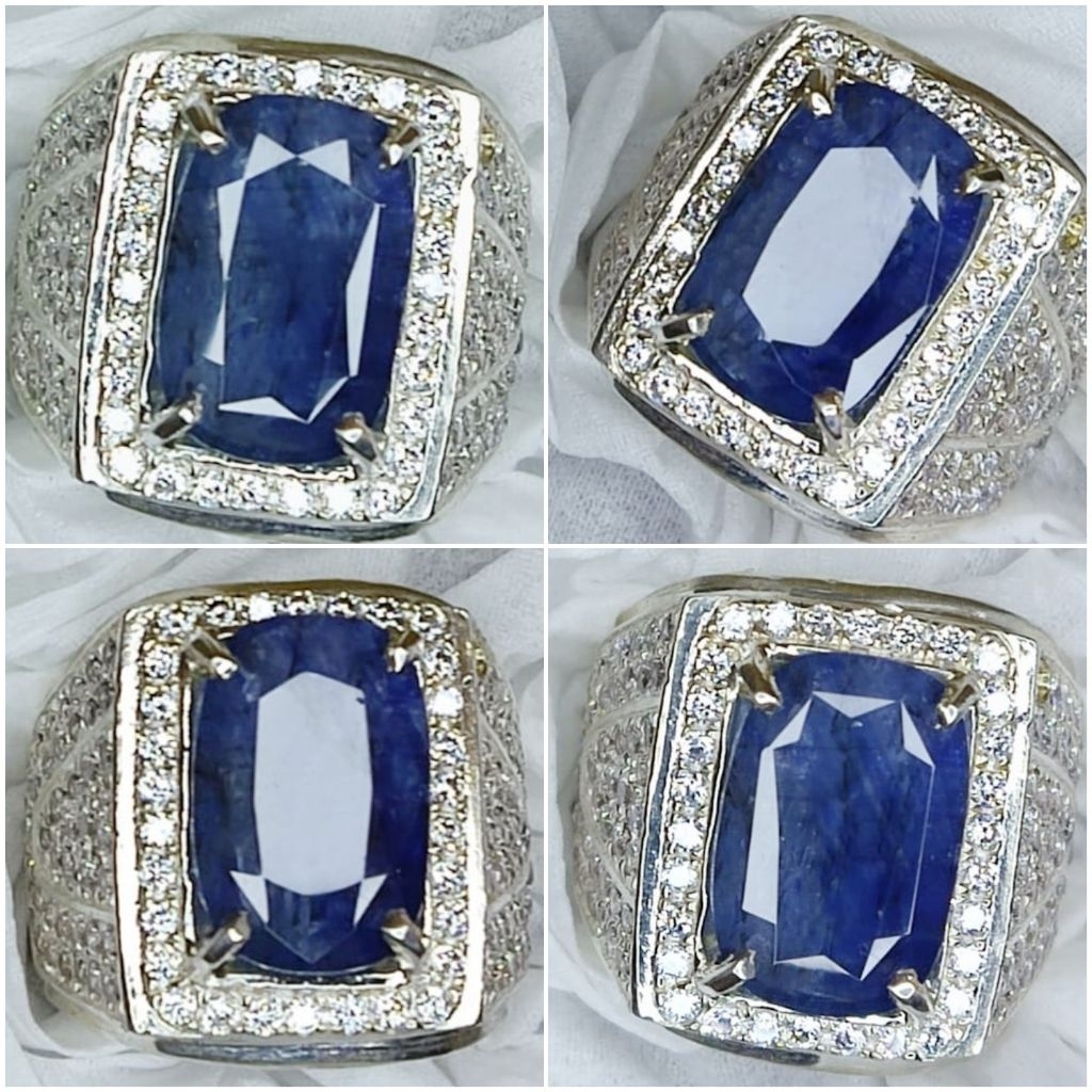 SIMILAR TO ROYAL BLUE SAPPHIRE SRILANKA 7.41 Cts SAFIR CEYLON MEJA LEBAR (LIHAT M. BIG LAB)(bukan za