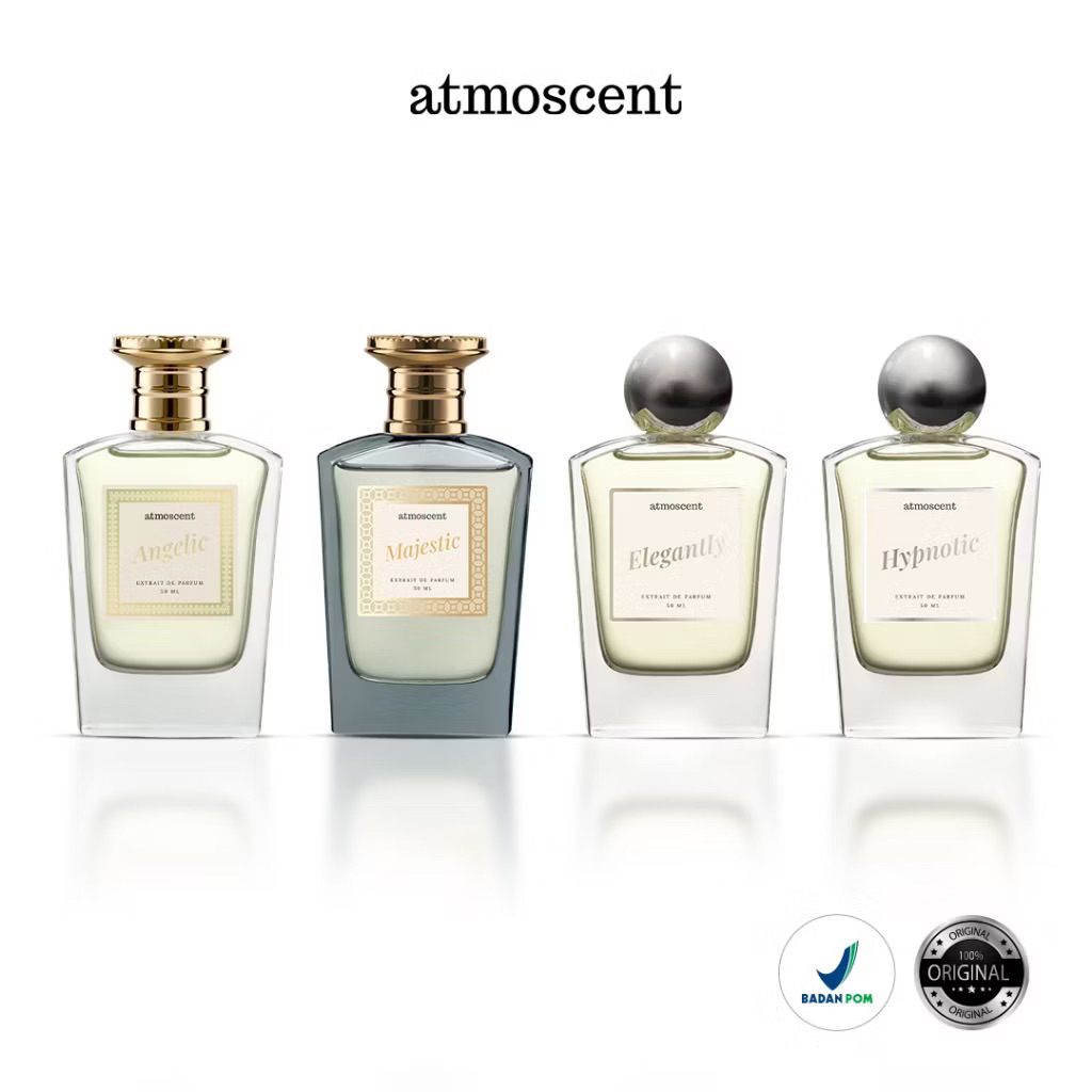 Atmoscent Extrait De Parfum Angelic + Extrait De Parfum Majestic + Extrait De Parfum Elegantly + Ext