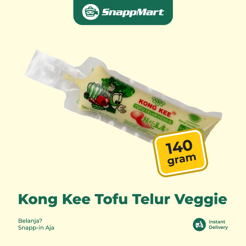 

Kong Kee Tofu Telur Veggie (140 gram) - INSTANT / SAMEDAY - Tahu & Fermentasi