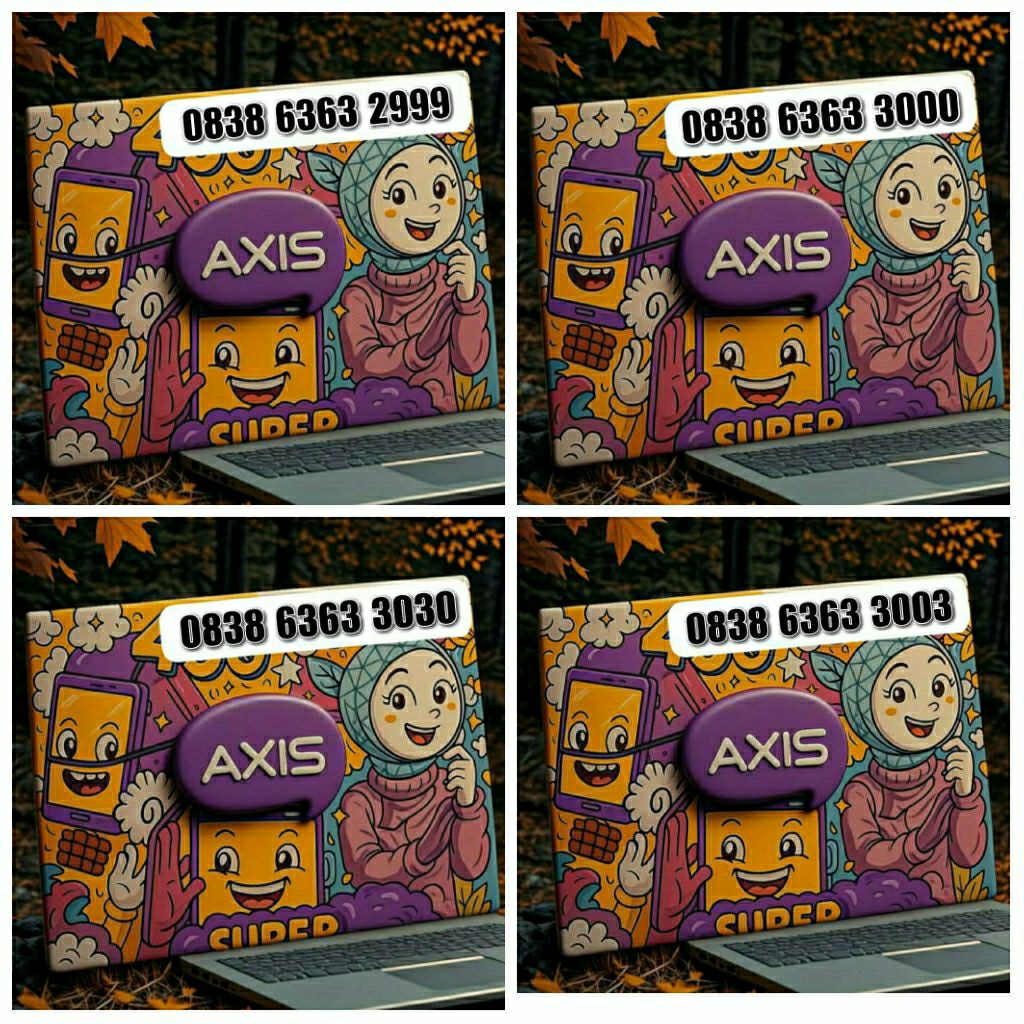 PERDANA AXIS NOMOR CANTIK TRIPLE 999 000 2999 3000 3030 3003 ABAB 6363
