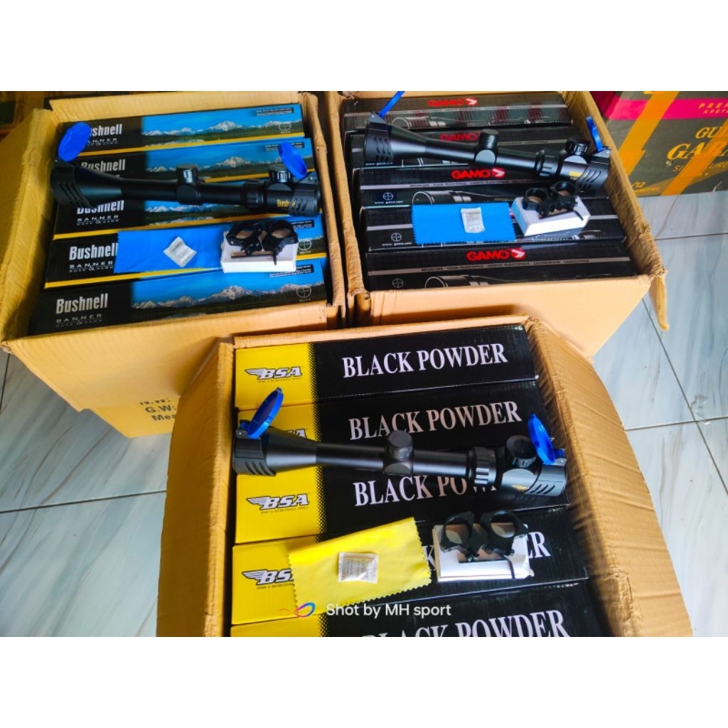 telescope bushnell gamo bsa spike tc predator 3-9x40 mildot