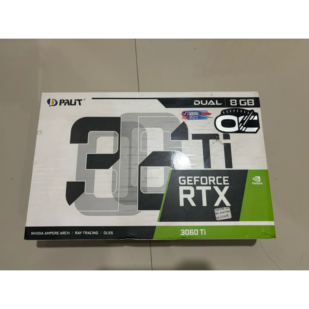 VGA PALIT RTX3060 TI Pemakaian pribadi