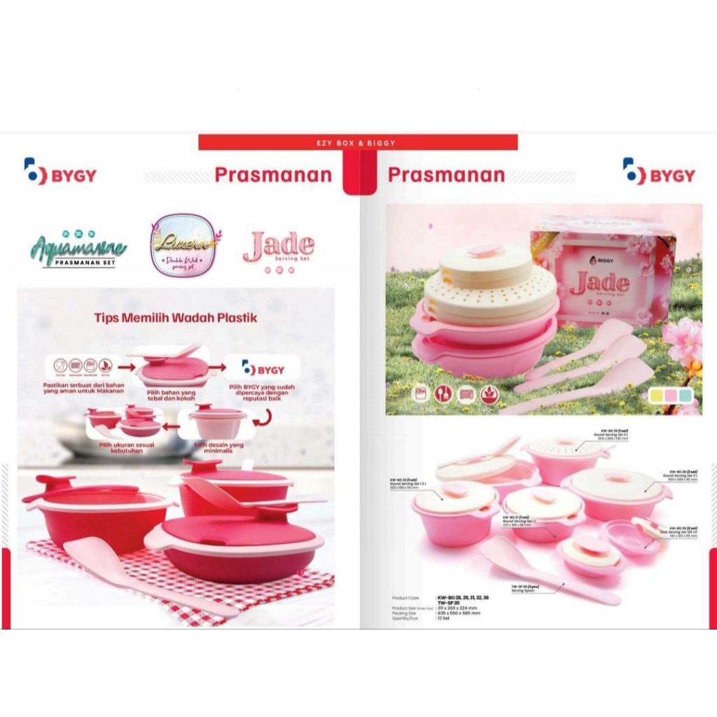 aneka set prasmanan plastik