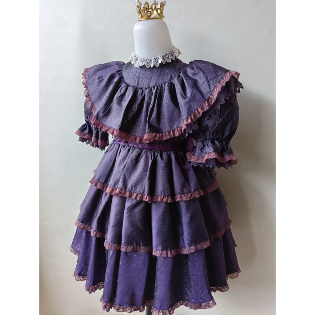 Dres noni//doll dress//dress gaun//dress lolita anak