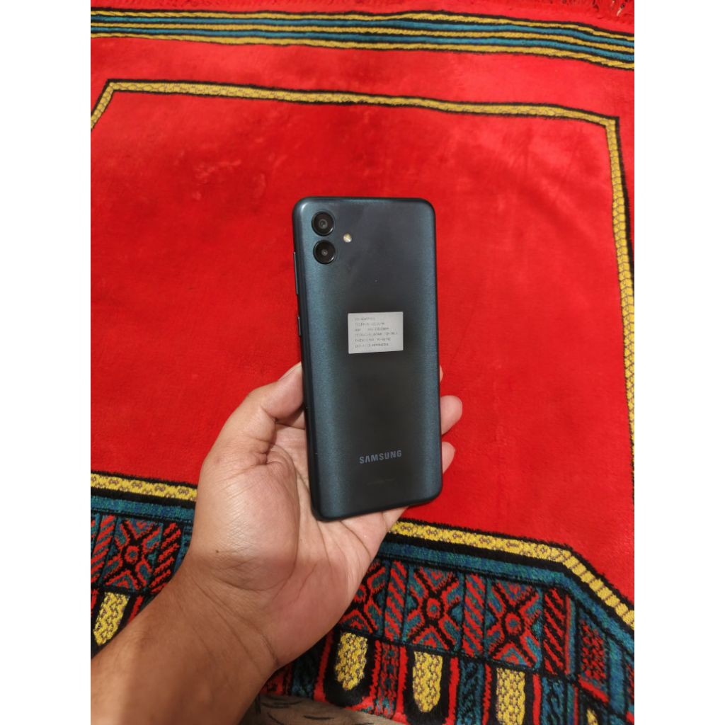 samsung a04 ram 4gb 64gb fulset normal hp bekas bagus garansi resmi nett