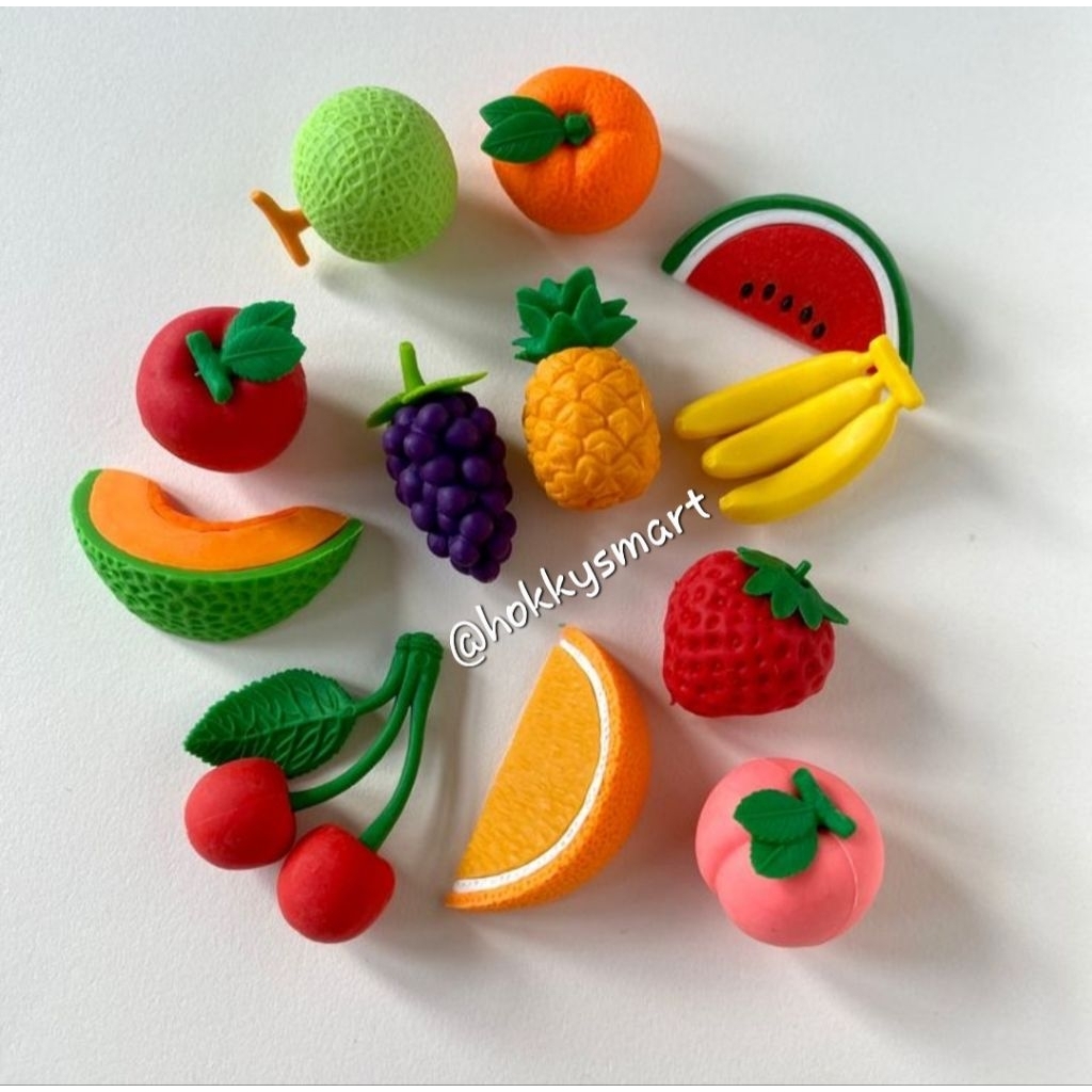 

Penghapus Bentuk Buah Dan Hewan - Penghapus Lucu Satuan