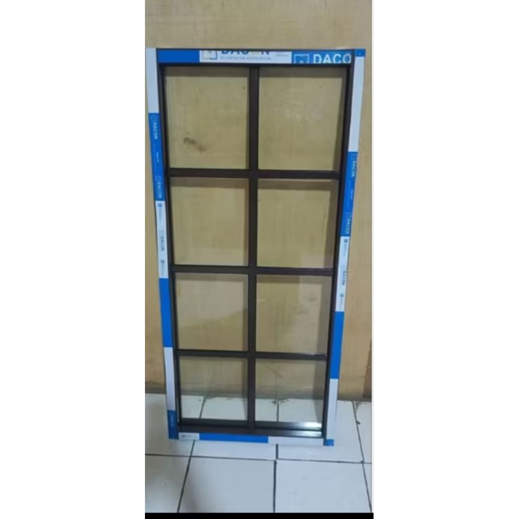 JendeLa aLmunium kaca mati ukrn T120 L80 gratis packing kayu
