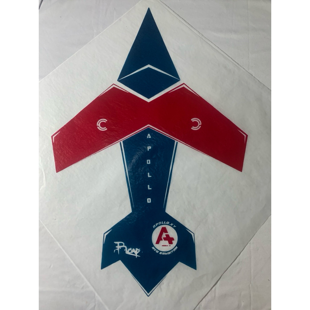 Kertas layangan Sukhoi 2 warna [ HANYA KERTAS ]