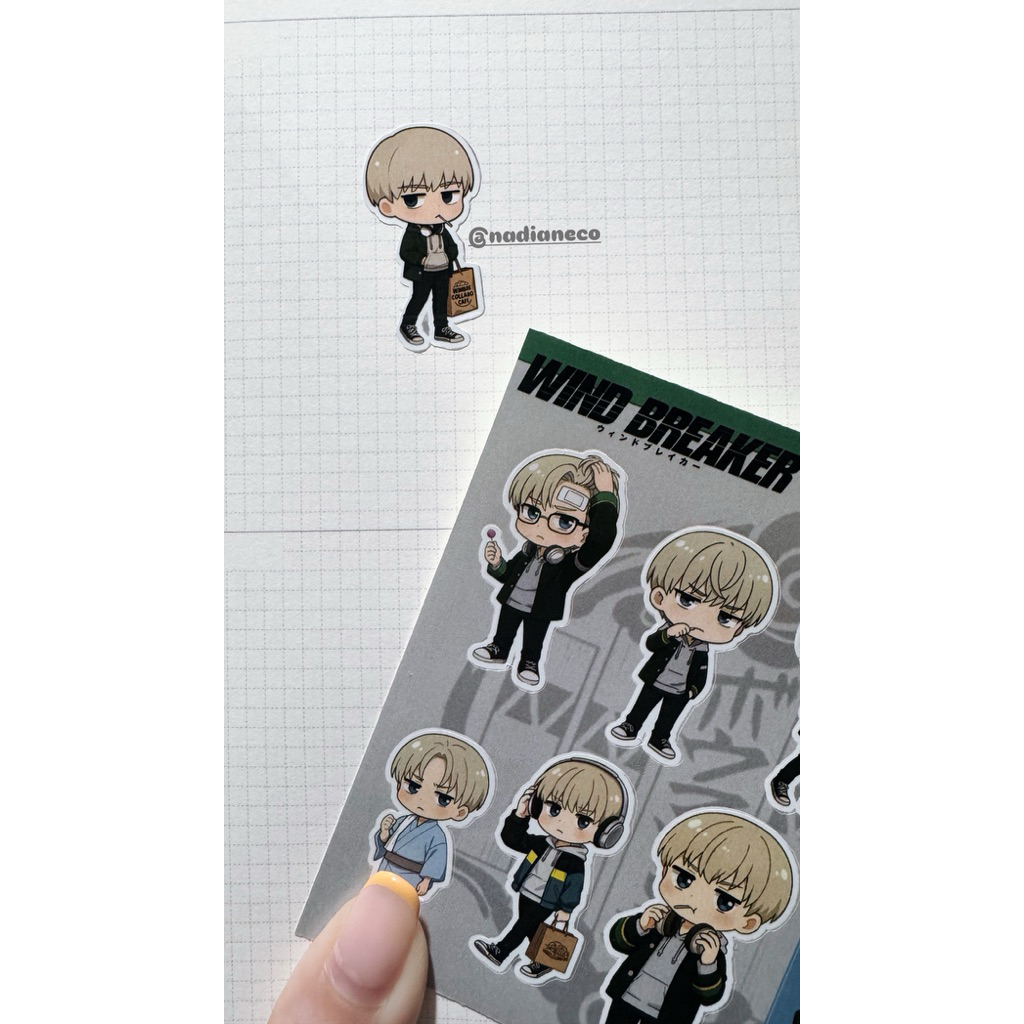 

Wind Breaker Ren Kaji Sticker Kaji Ren