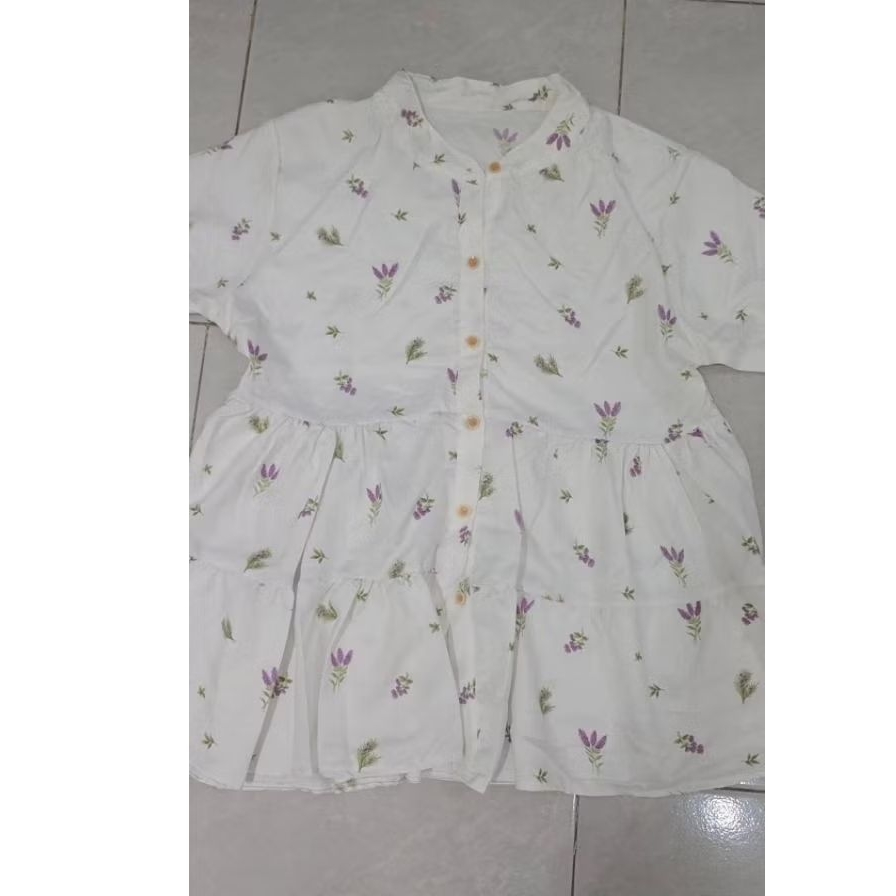 Prelove Baru_Atasan Blouse Wanita Bunga