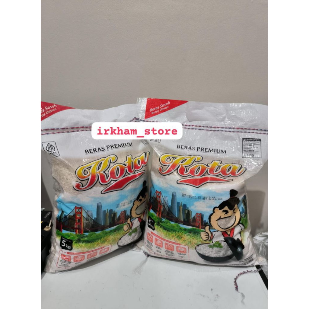 

Beras Kota Kemasan 10 Kg