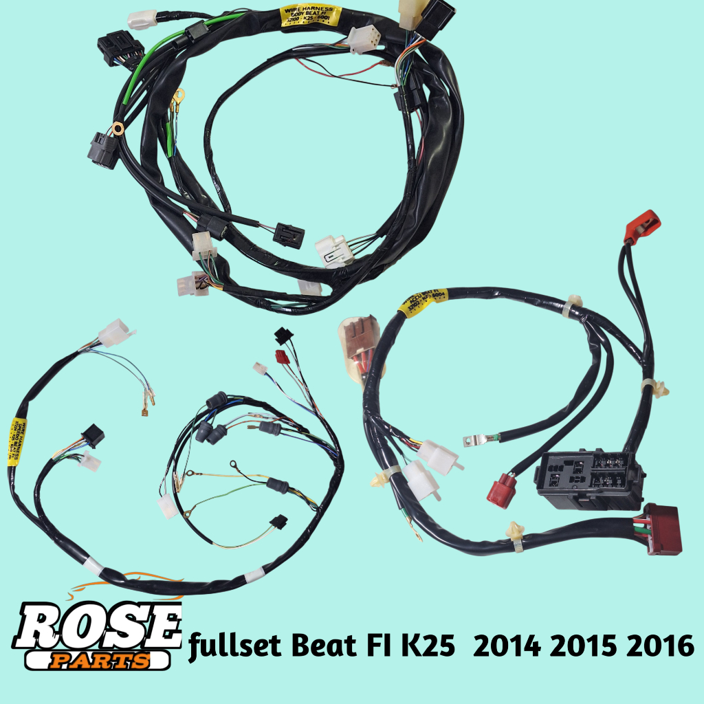 Kabel Body Beat FI K25 2014 2015 2016 full set Starter Halus Kabel Body Bagian Bawah K25 Rumah Box S