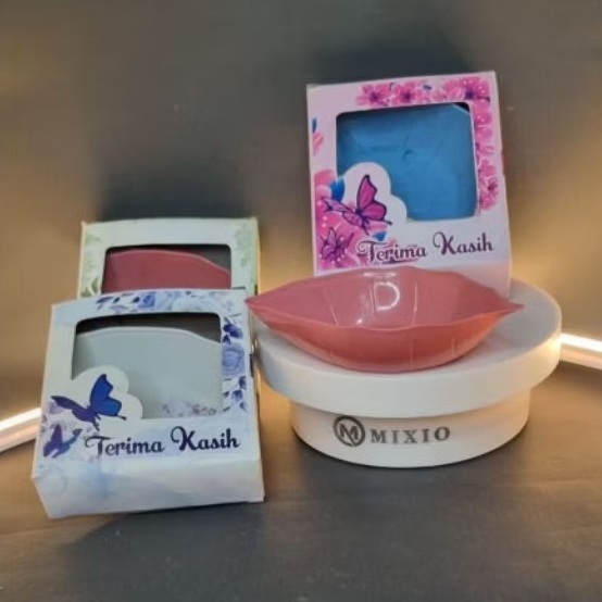 isi (100pcs) Souvenir Mangkok Sambal Daun Kemas Box