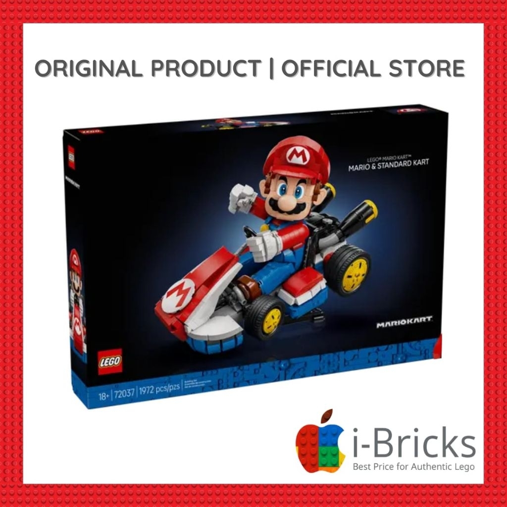 Lego Super Mario 72037 Mario Kart  Mario & Standard Kart