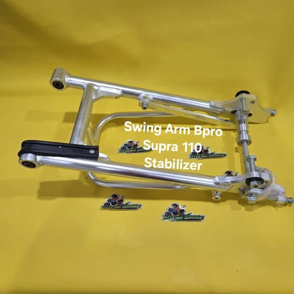 Bpro Original Swing Arm Lengan Ayun Supra 110 Stabilizer Full Aluminium Finishing Anodize