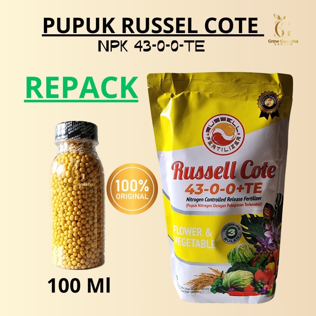 RUSSEL COTE NPK 43-0-0+TE || REPACK || 100 Ml