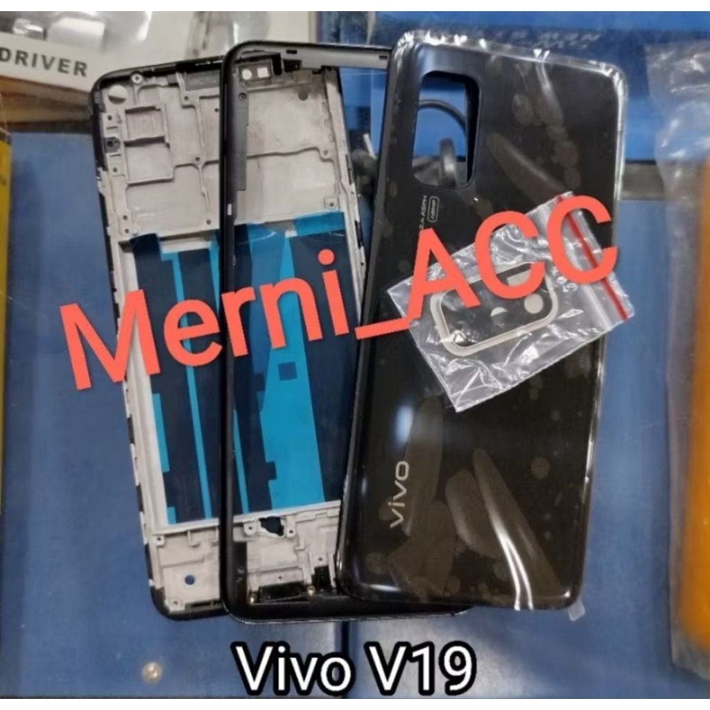 backcover kesing housing casing full set Vivo v17 / Vivo v19 kesing + frame original