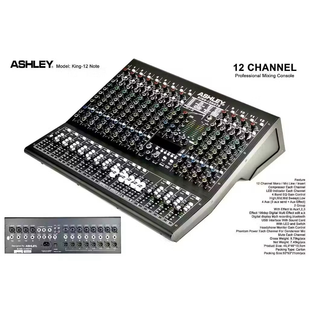 Mixer Ashley King Note -12 Chanel Original Model Terbaru