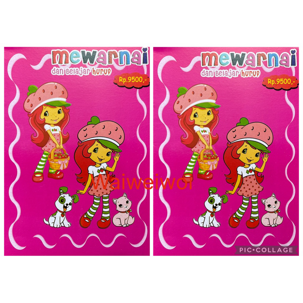 Buku Mewarnai Strawberry ShortCake Jumbo