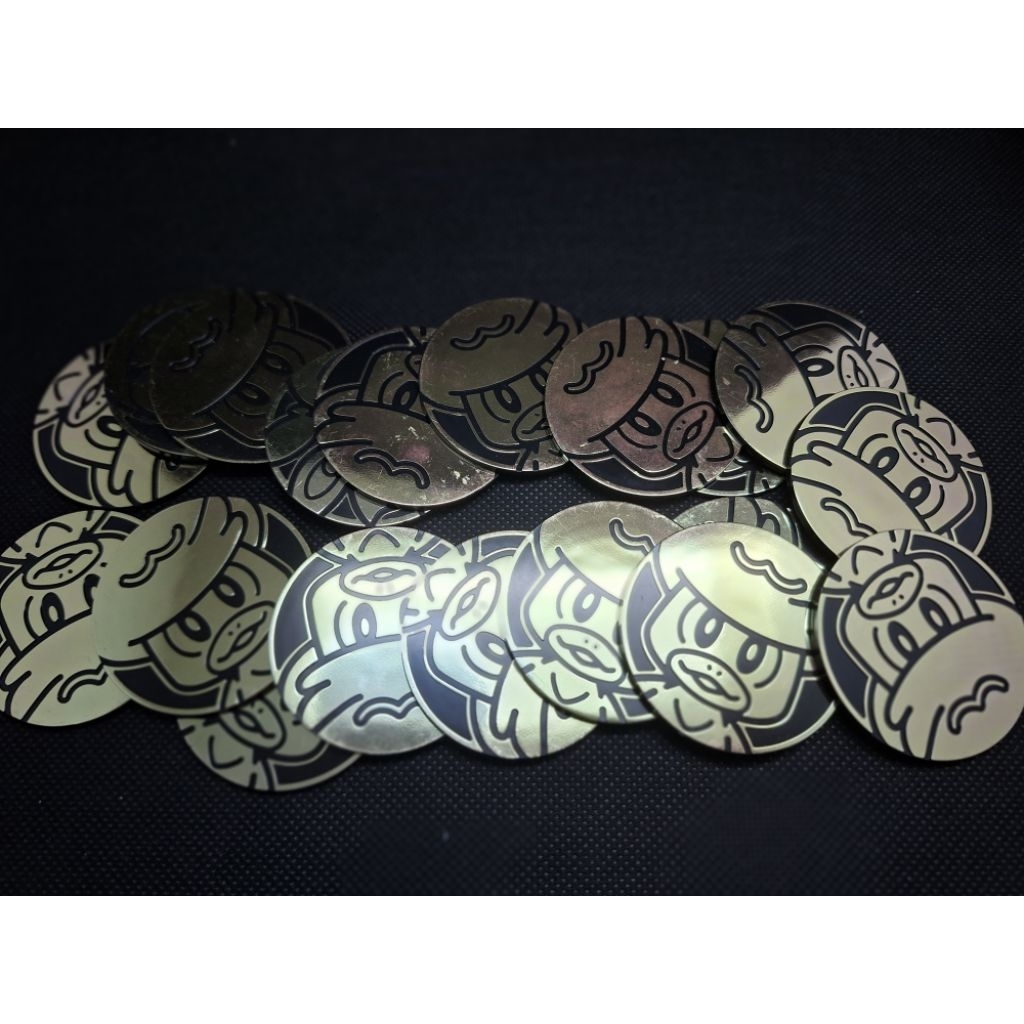 1 Random Official Flipping Coin - Coin Flip - Pokemon TCG