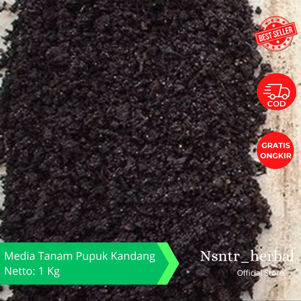 pupuk kandang kambing halus