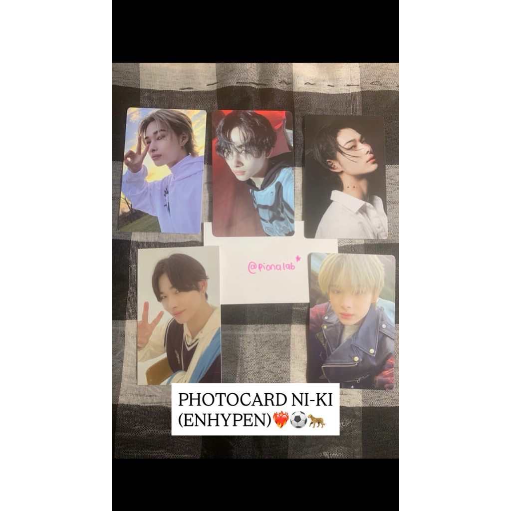 PHOTOCARD NI-KI ENHYPEN HOODIE GENGMO ERA
