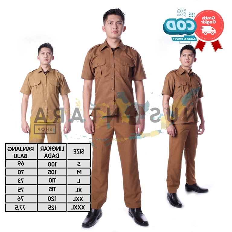 Seragam Pns Pemda Pria Khaki Tua Seragam Pdh PNS