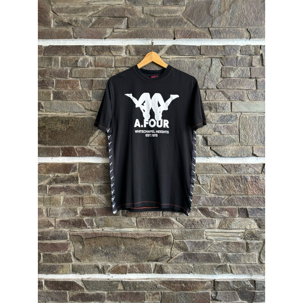 Kappa x Afour Lab • Whitechapel Height Tapped In Collaboration Tee / Kaos / Tshirt Size Large fit M 