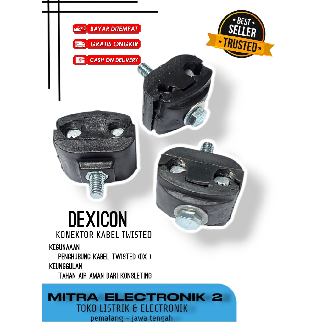 CONECTOR SAMBUNGAN KABEL DX ALKOA Atau ALCOA KECIL Konektor Kabel Listrik Pln Kedap Air Untuk Kabel 