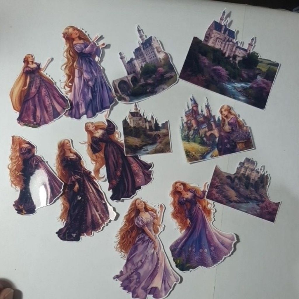 

ARTDOESWORK Medieval set 8 aticker transparant