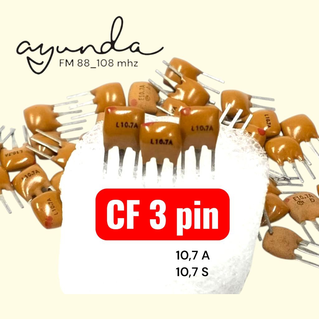 CF Ceramic filter 10,7 mhz 3pin