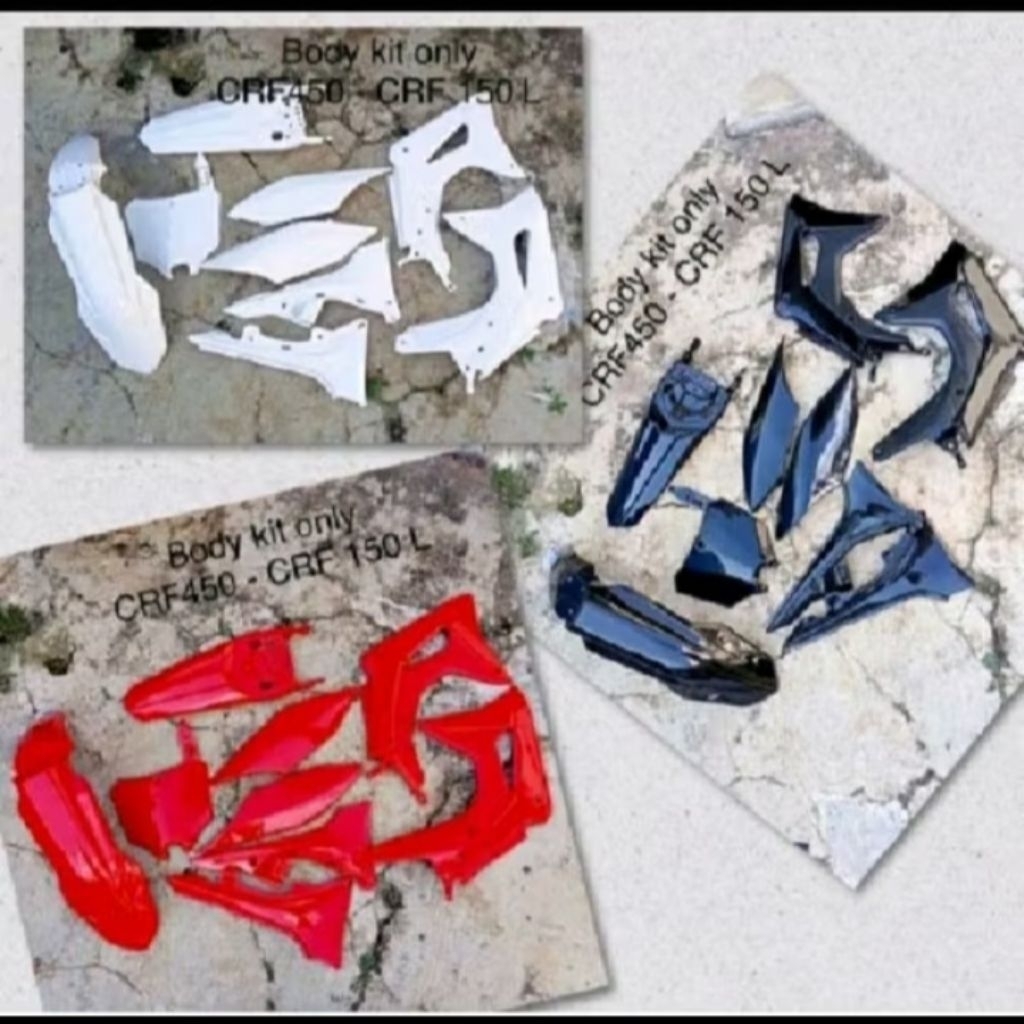 body set CRF 450 CRF 150 L only body kit crf 150 L CRF 250 tanpa jok dan tangki-b