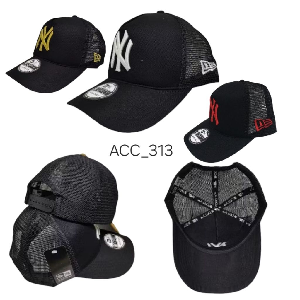Topi jaring pria keren/Topi trucker bordir NY/Topi jaring bordir NY/Topi jala bordir NY kualitas pre